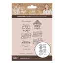 Package of Antique Lace photopolymer stamps with text and design elements.