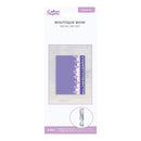 Crafters Companion Boutique Bow metal die set packaging on a white background