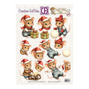 Creatief Art Sweet Little Mice Christmas 03 Die-Cuts Creative CutOuts