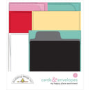 Doodlebug Cards & Envelopes 12 pack - My Happy Place*