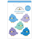 Doodlebug Doodle-Pops 3D Sticker Sweet Snowbirds*
