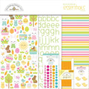 Doodlebug Essentials Page Kit 12"X12" Bunny Hop*