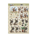 Hunkydory Yorkshire Terrier & French Bulldog Decoupage Topper Sheet*