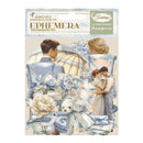 Stamperia Cardstock Ephemera Adhesive Paper Cut Outs - Timeless