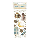 Stamperia Rub-On 4"x 8.5" - Masquerade^ - Sun and Moon^