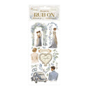 Stamperia Rub-On 4"x 8.5" - Timeless - Wedding