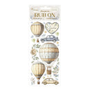 Stamperia Rub-On 4"x 8.5" - Timeless - Air Balloons