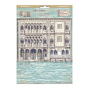 Stamperia Rice Paper A4 6/Pkg - Venice City of Art
