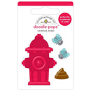 Doodlebug Doodle-Pops 3D Stickers - Rest Stop*