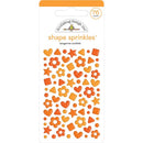 Doodlebug Sprinkles Adhesive Enamel Shapes - Tangerine Confetti*