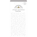 Doodlebug Sprinkles Adhesive Enamel Shapes - Lily White Confetti*
