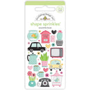 Doodlebug Sprinkles Adhesive Enamel Shapes - Around The House*