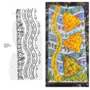 Dyan Reaveley’s Dylusions Cling Stamp Collections 4.5" x 11" - Long Christmas Borders