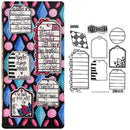 Dyan Reaveley’s Dylusions Cling Stamp Collections 8.5" x 7" – Tag It