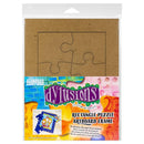 Dyan Reaveley's Dylusions Rectangle Puzzle Frame Chipboard*