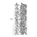 Dyan Reaveley’s Dylusions Cling Stamp Collections 4.5" x 11" - Holly Garlands