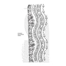 Dyan Reaveley’s Dylusions Cling Stamp Collections 4.5" x 11" - Long Christmas Borders