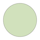 Solid light green circle on a white background