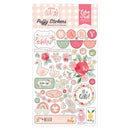 Echo Park Cardstock Puffy Stickers - Welcome Baby Girl