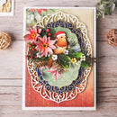 Elizabeth Craft Clear Stamps Festive Holly Sentiments