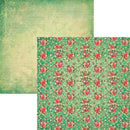 Elizabeth Crafts Double-Sided Cardstock Pack 12"X12" Festive Holly