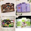 Elizabeth Craft Designs Camera and Suitcase Build a Book Dies