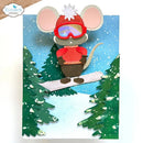 Elizabeth Craft Cute & Whimsical Die Little Mouse Winter Accessories