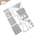 Elizabeth Craft Metal Dies Picnic Basket & Bunny
