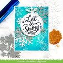 Lawn Cuts Hot Foil Plates Foiled Sentiments: Let It Snow*