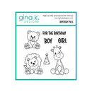 Gina K Designs Clear Stamps - Birthday Pals