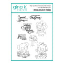 Gina K Designs Clear Stamps - Special Delivery Pandas