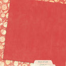 Graphic 45 Slice of Life Double-Sided Cardstock 12" x 12" - Pomegranate Red