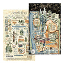 Two sheets of decorative paper with nature-themed designs and text, featuring the brand 'Graphic 45'.