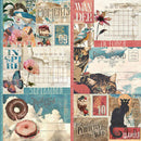 Graphic 45 Journaling Through Time Double-Sided Cardstock 12"x 12" - September & October