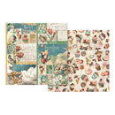 Graphic 45 Journaling Through Time Double-Sided Cardstock 12"x12" - March & April