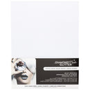 Harmony Paper Inkjet Printable Glitter Cardstock 8.5"X11" Crystal White, 280gsm