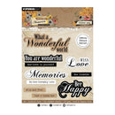 Studio Light Hazel Eaton Sweet Bee Memories Sticker Sheets Nr. 35, Sentiments