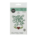 Sizzix Thinlits Die Set 3PK - Thank You w/Hearts*