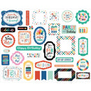 Echo Park Ephemera Icons, Hip Hip Hooray