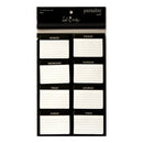 Heidi Swapp Journaling Spots - Days - White/Black