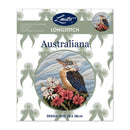 Helene Wild Longstitch Kit 28cm Round - Blue Winged Kookaburra