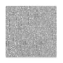 Textured surface with printed text pattern