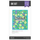 Hero Arts die set packaging with floral design and text on a white background