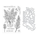 Hero Arts Stamp & Cut Set 4" x 6" - No One Lilac You