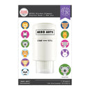 Hero Arts Sticker Stamper Starter Pack with animal-themed stickers on a white background