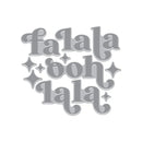 Hero Arts Very Merry BetterPress + Foil Set - Fa La La Letterpress
