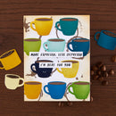 Hero Arts What's Brewing? Clear Stamp Set - Bring Coffee