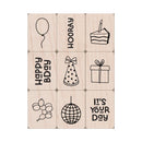Hero Arts Woodblock Stamps - Birthday Mini Tub