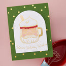 Hero Arts Yule Fuel Letterpress + Foil Plate - Celebration