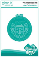 Gina K Designs Stamp & Die Set - Home Is Where the Heart Is